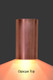 Cylinder wall light with downward lighting only.  Opaque top.  This sconce in this configuration qualifies for dark sky ordinances.