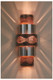 Get an even more unique and artsy looking light fixture by choosing one of our unique burned copper choices and combine that with stainless steel, brass and/or various shades of copper.