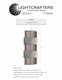 Spec sheet for 24" tall sconce.  Mounting 10.75" from the top unless otherwise requested.