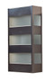 Slat Wall Sconce - Stainless Steel finish with Frosted Glass