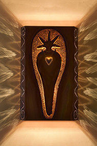 Heart Shaman Wall Sconce Light