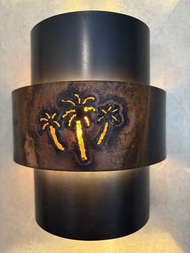 Palm Tree Wall Sconce pair (2)