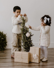 Neutral Holiday Outfits for Kids