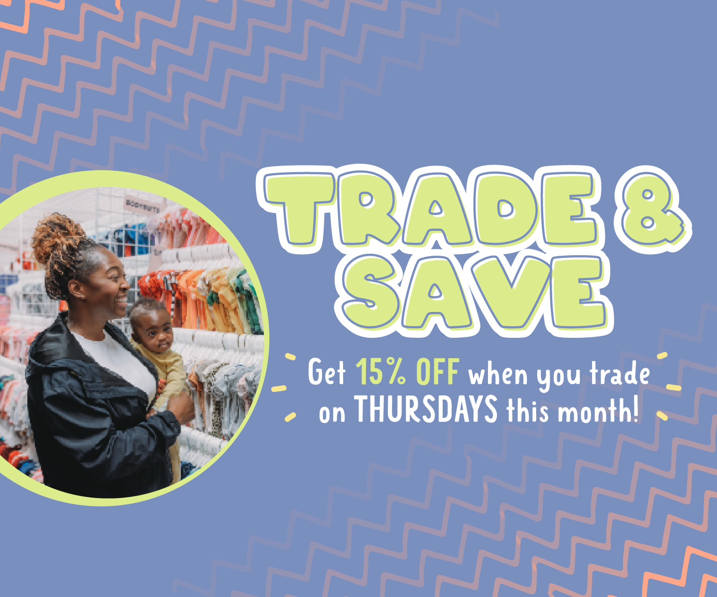 15% off Trades on Thursdays this Month