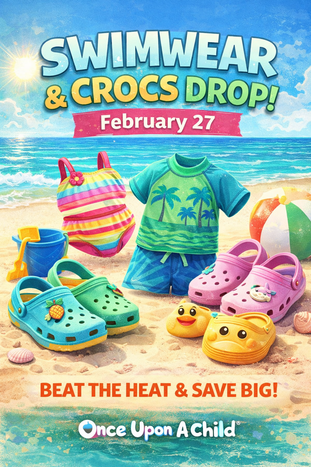 SWIMWEAR & CROC EVENT!