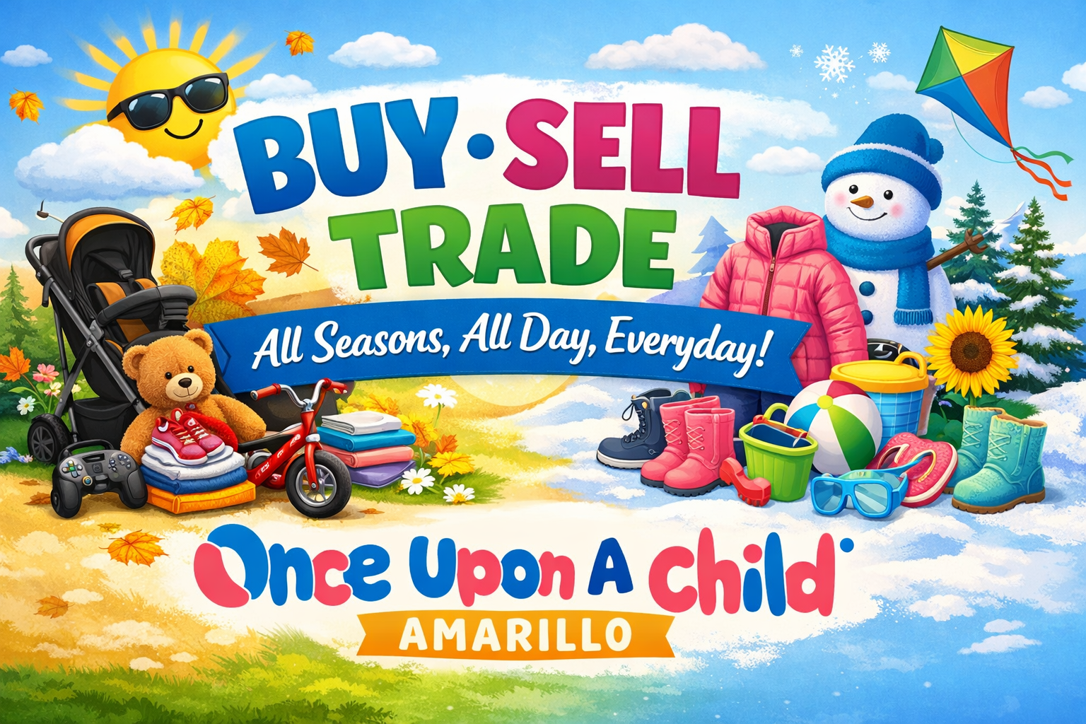 WE WANT YOUR GENTLY-USED ITEMS!