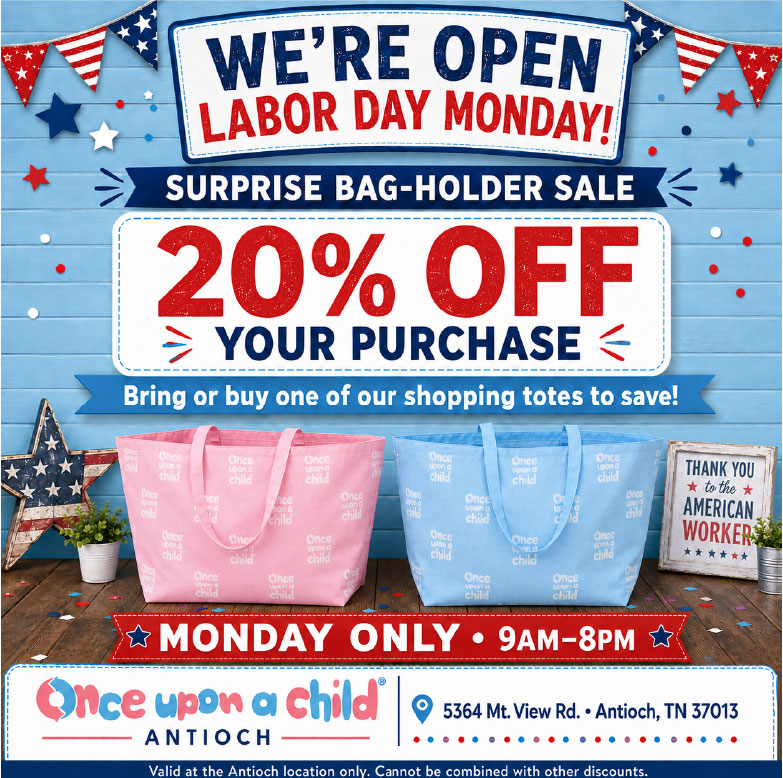 Open Labor Day!