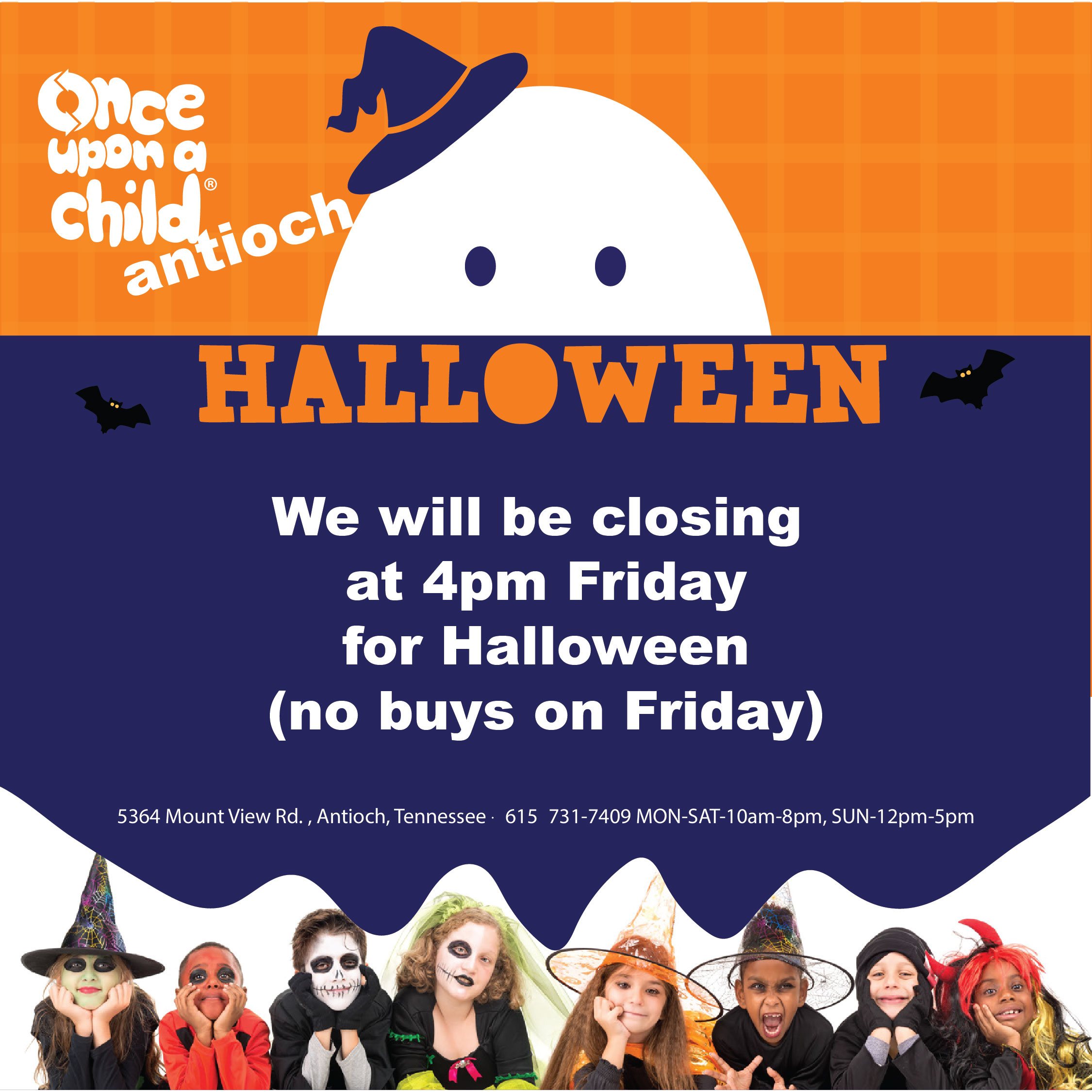 Halloween Store Hours