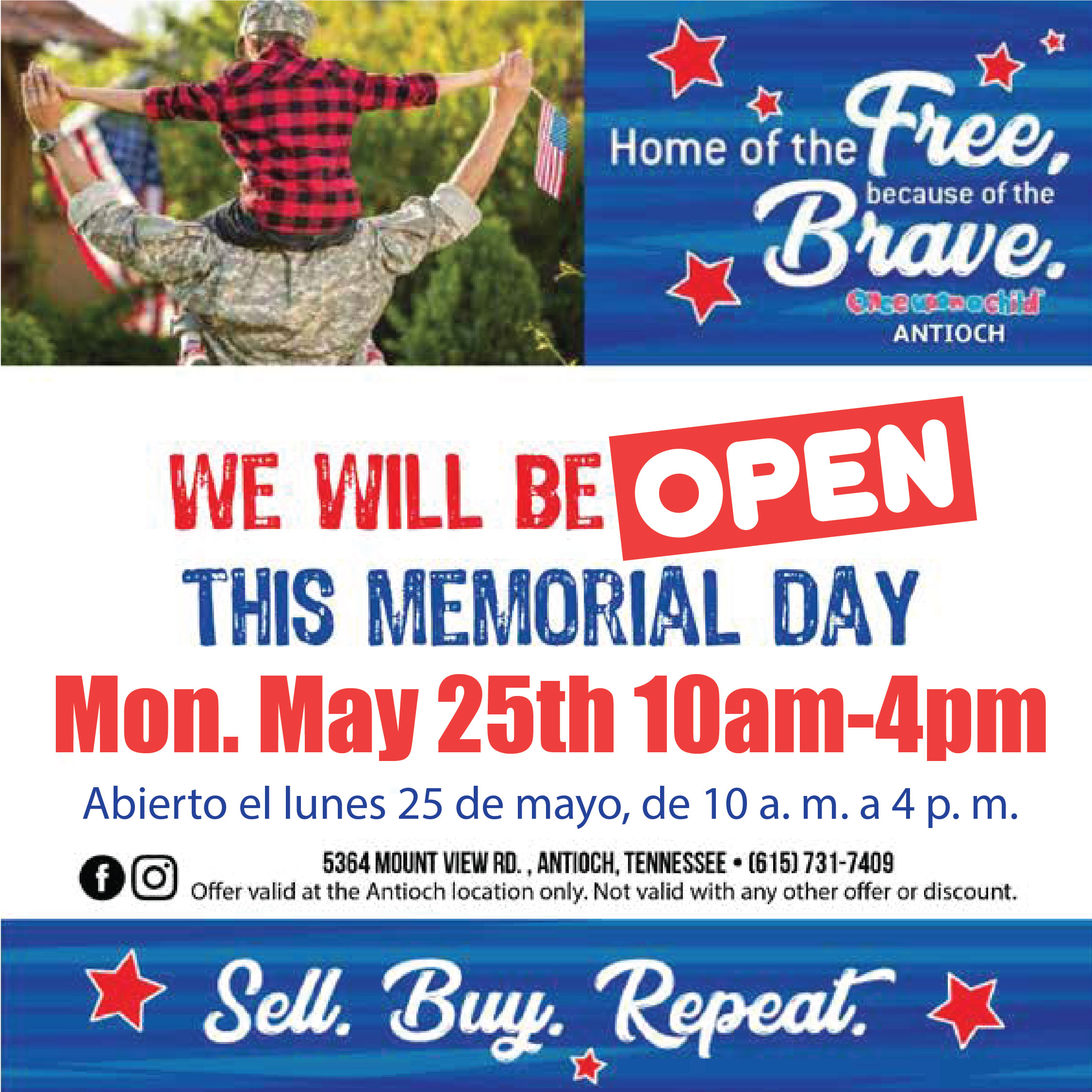 Open Memorial Day