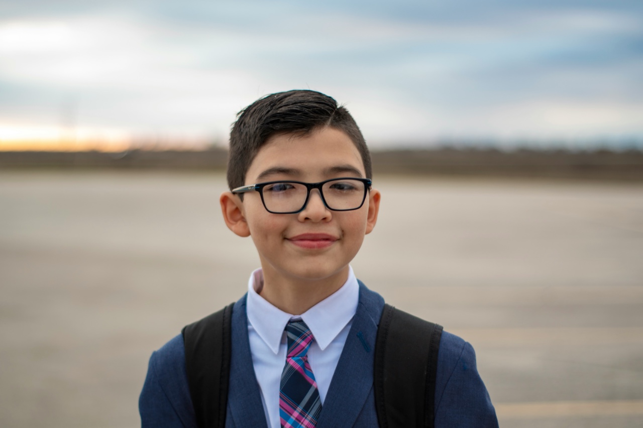 Boy in uniform