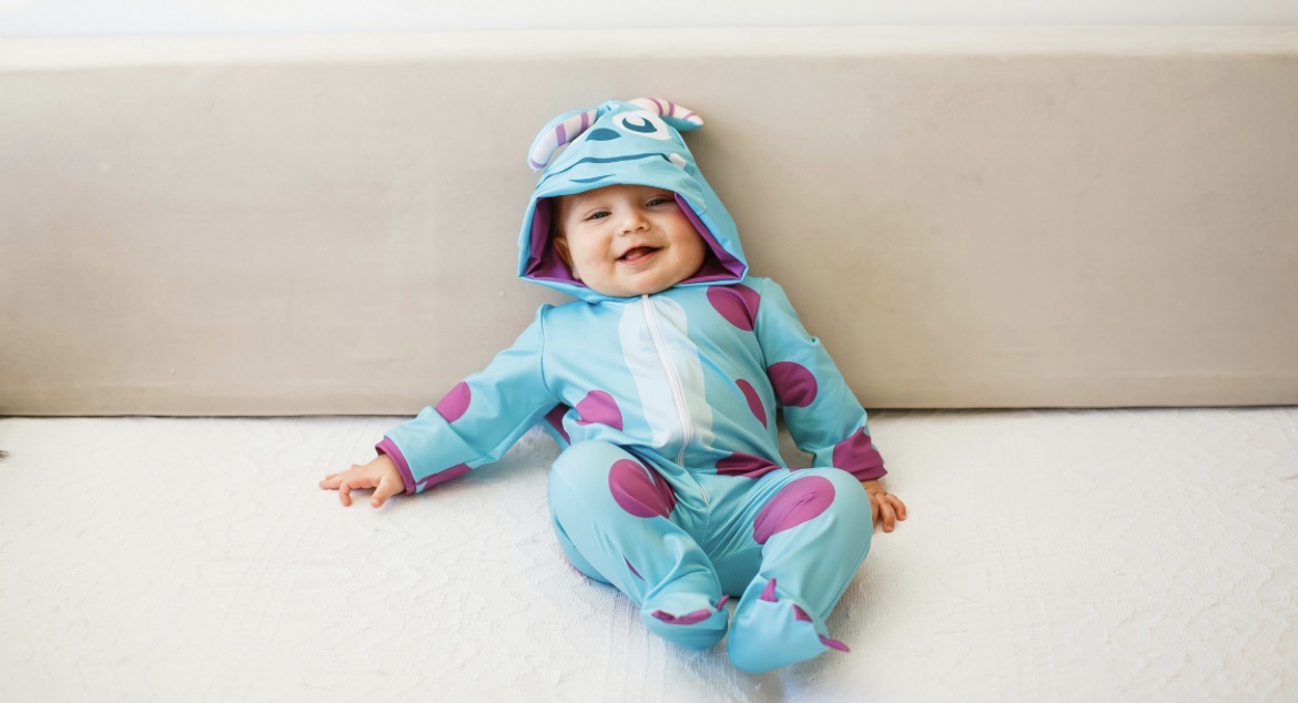 Baby in pajamas