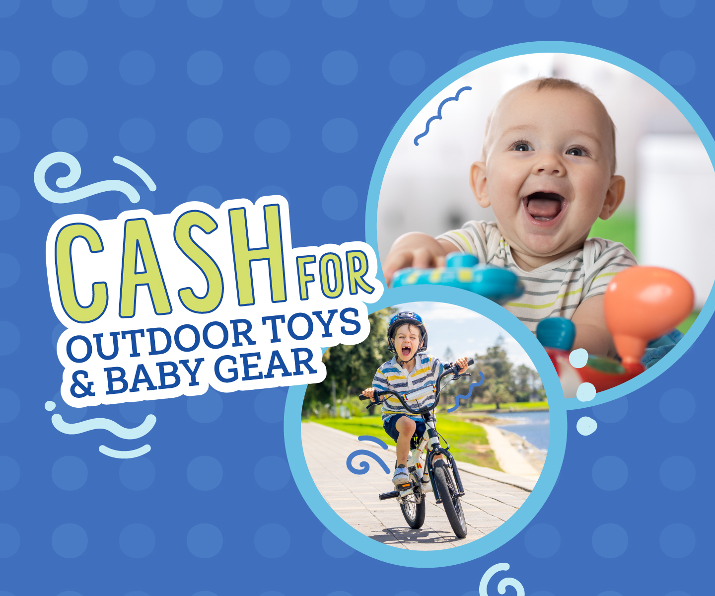 Sell like-new Outdoor Toys and Baby Gear!