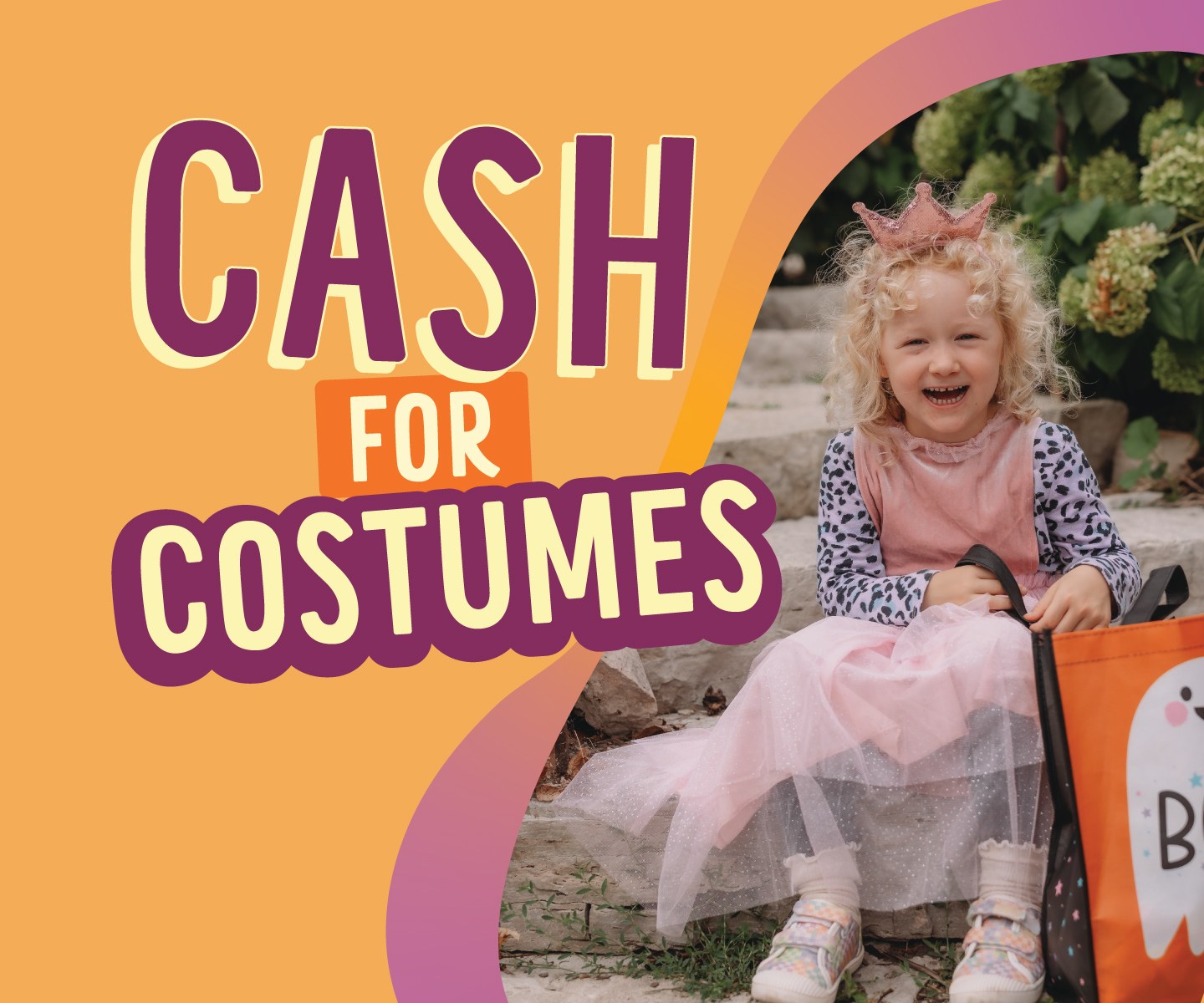 Sell us kids' costumes in July and you'll be entered to WIN the chance to pre-shop our Halloween Event in August!