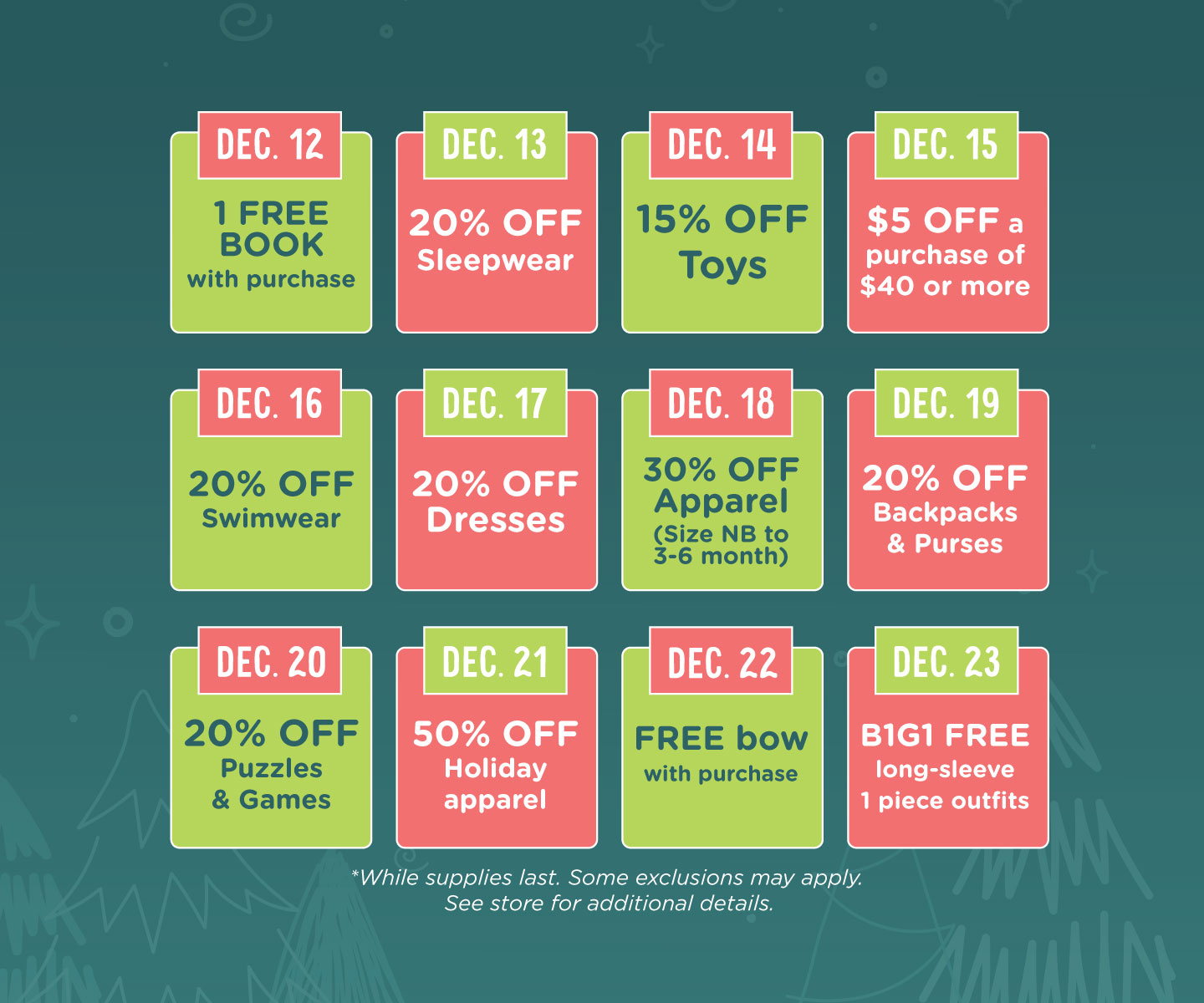 12 Days of Christmas