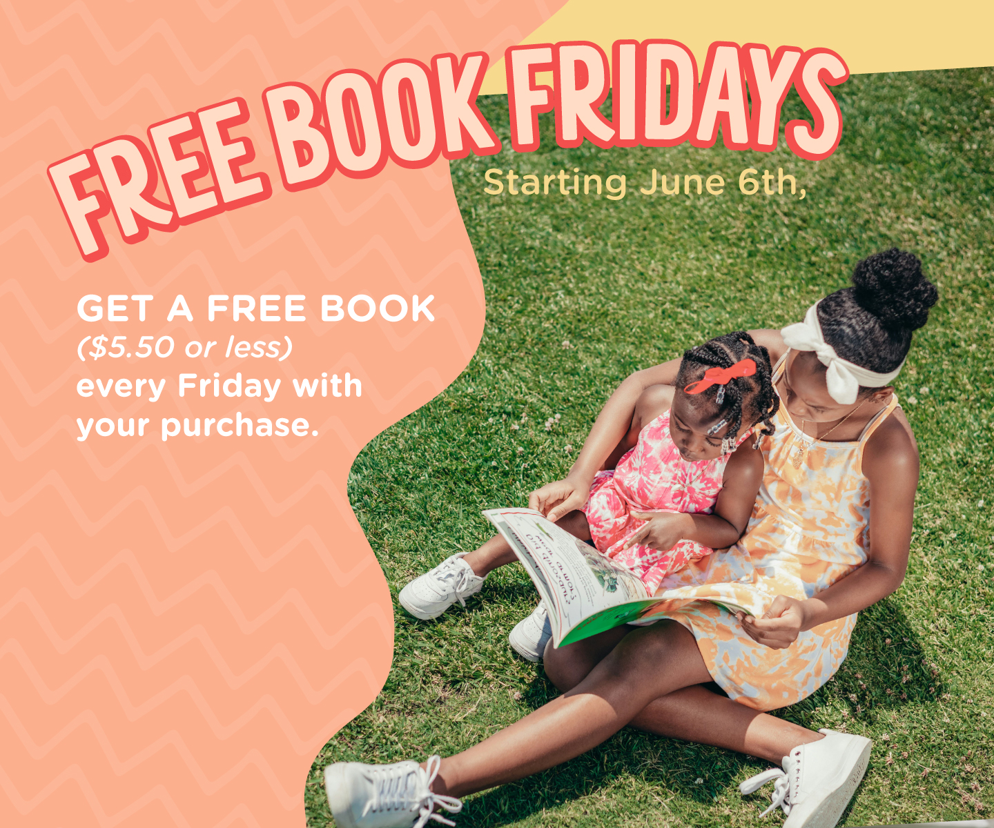 Free Book Fridays in the summer
