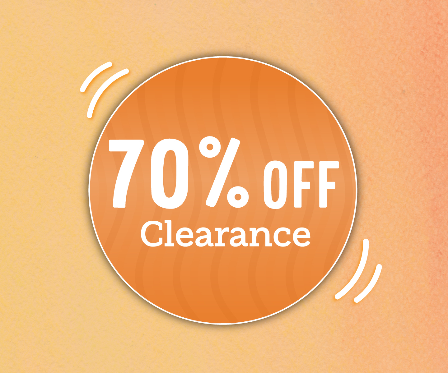 70% OFF CLEARANCE GOING ON NOW