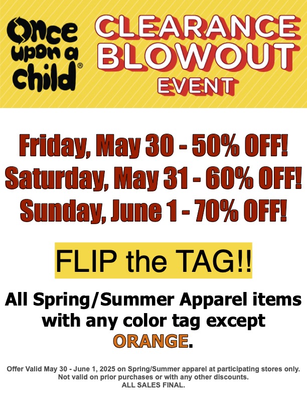 Spring/Summer Clearance Blowout