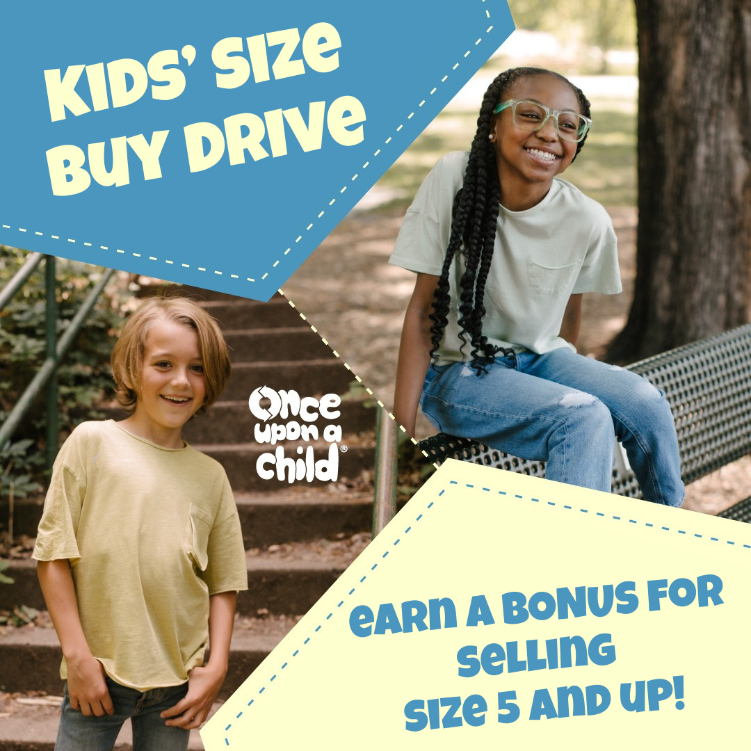 kids size buy drive