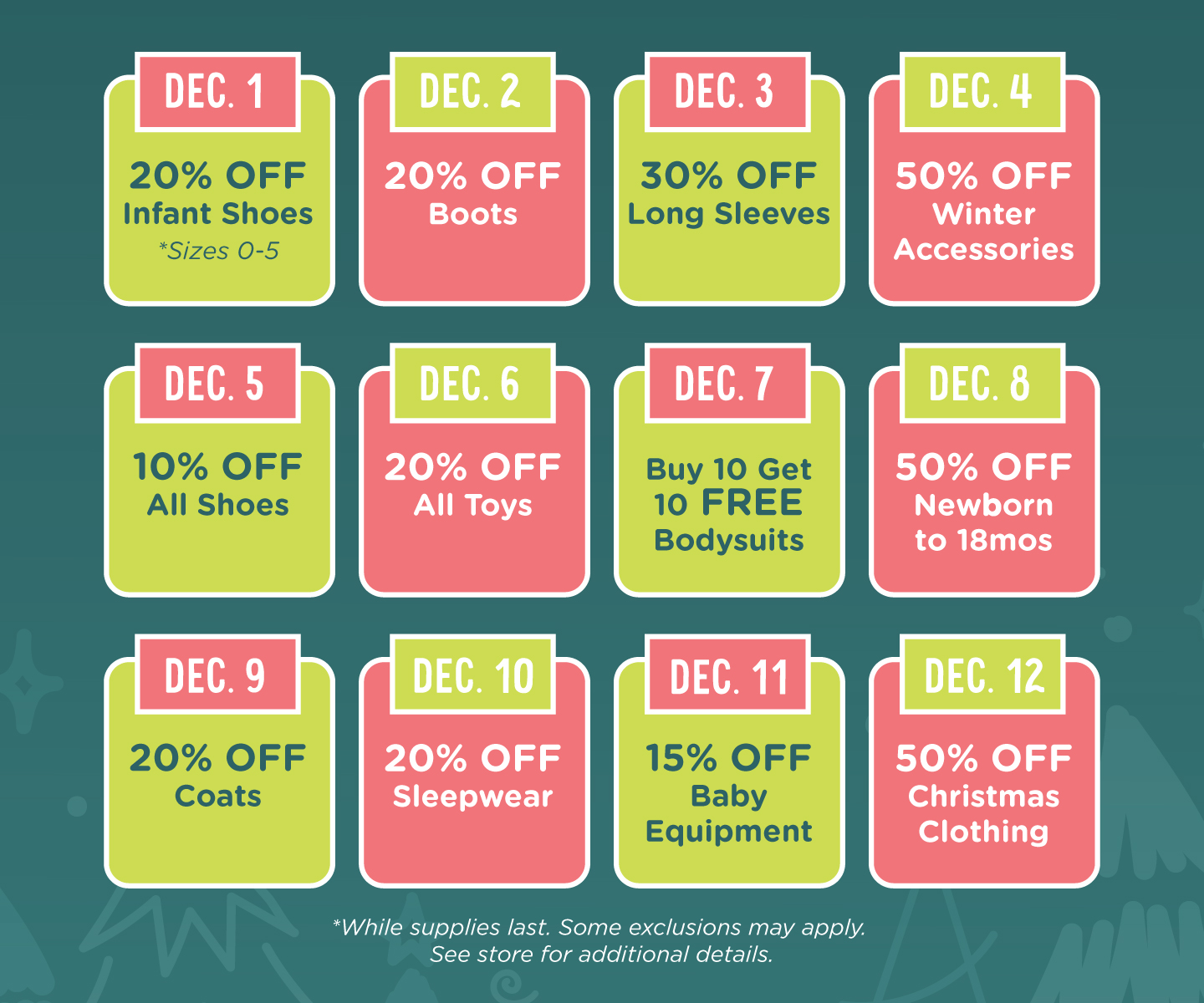 12 Days of Christmas Going On Now