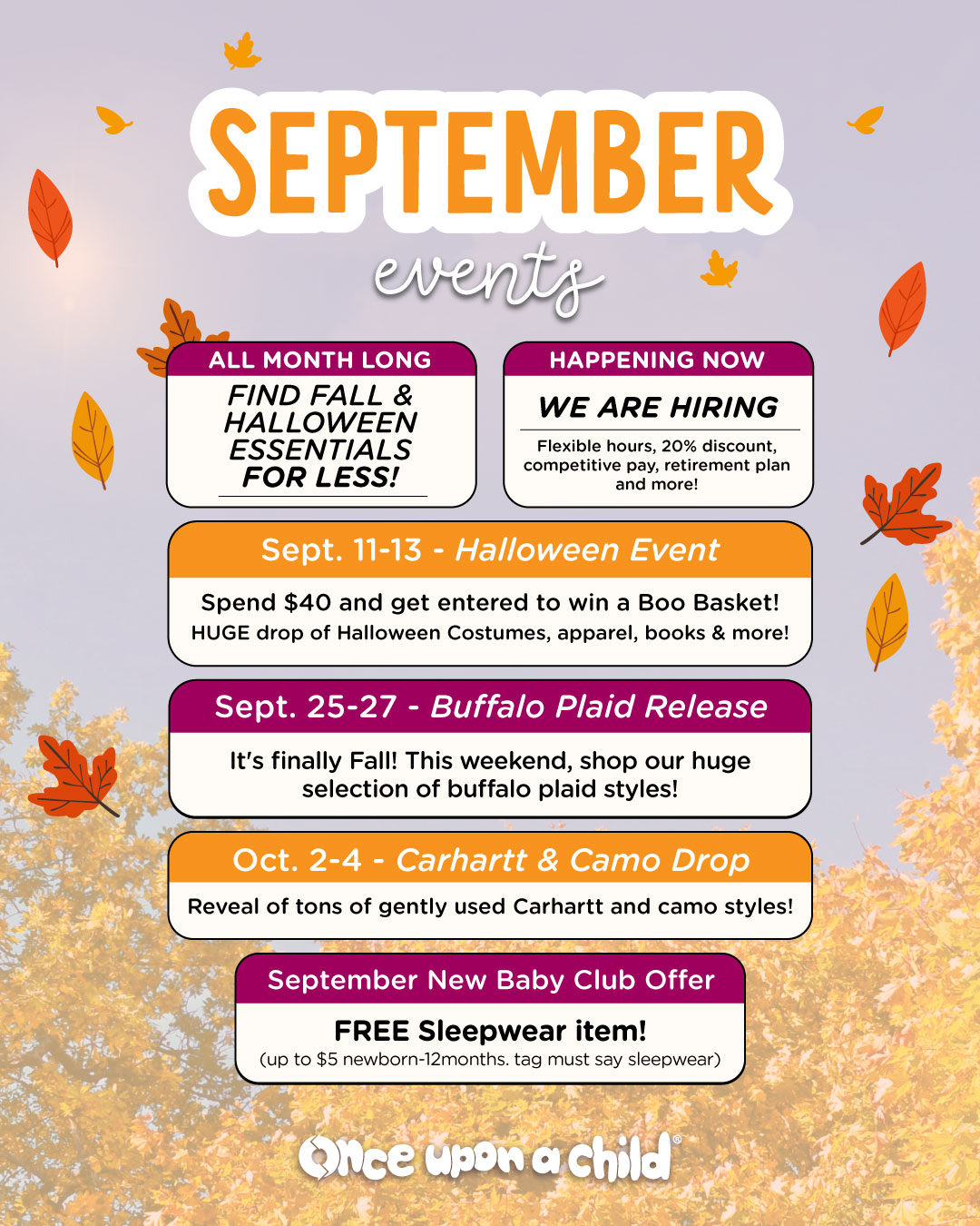 September calendar