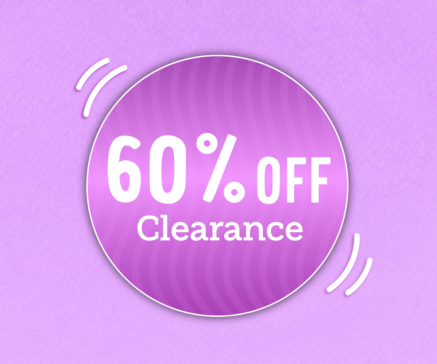 60% OFF Clearance going on now