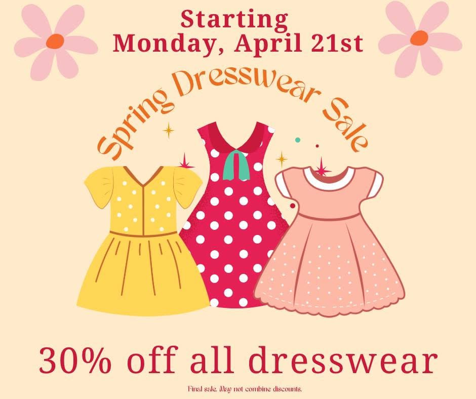 Dress Sale!