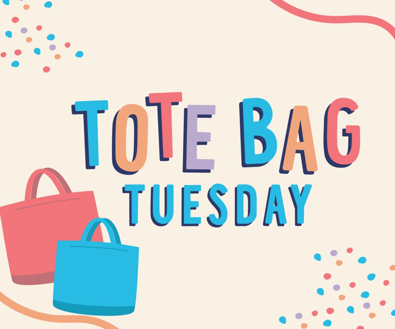 Every Tuesday, save 15% off with your reusable OUAC tote