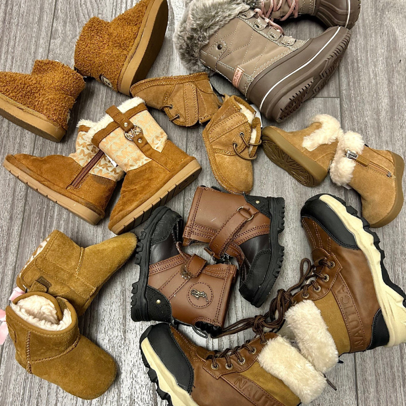 Gently Used and New Coats and Boots