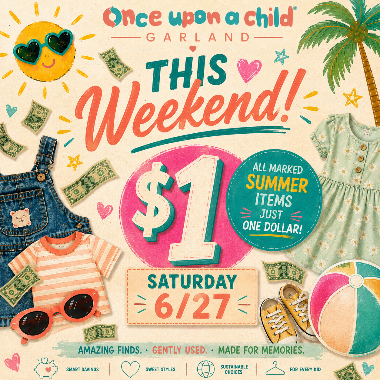 CLEARANCE DOLLAR DAY EVENT 6/27