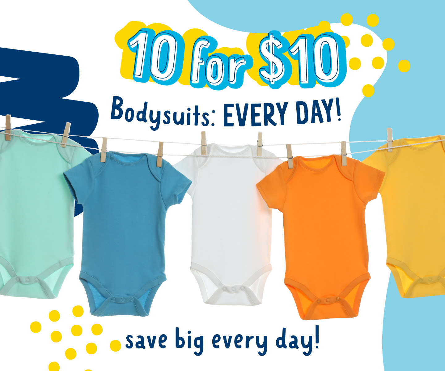 10 for $10 Bodysuits