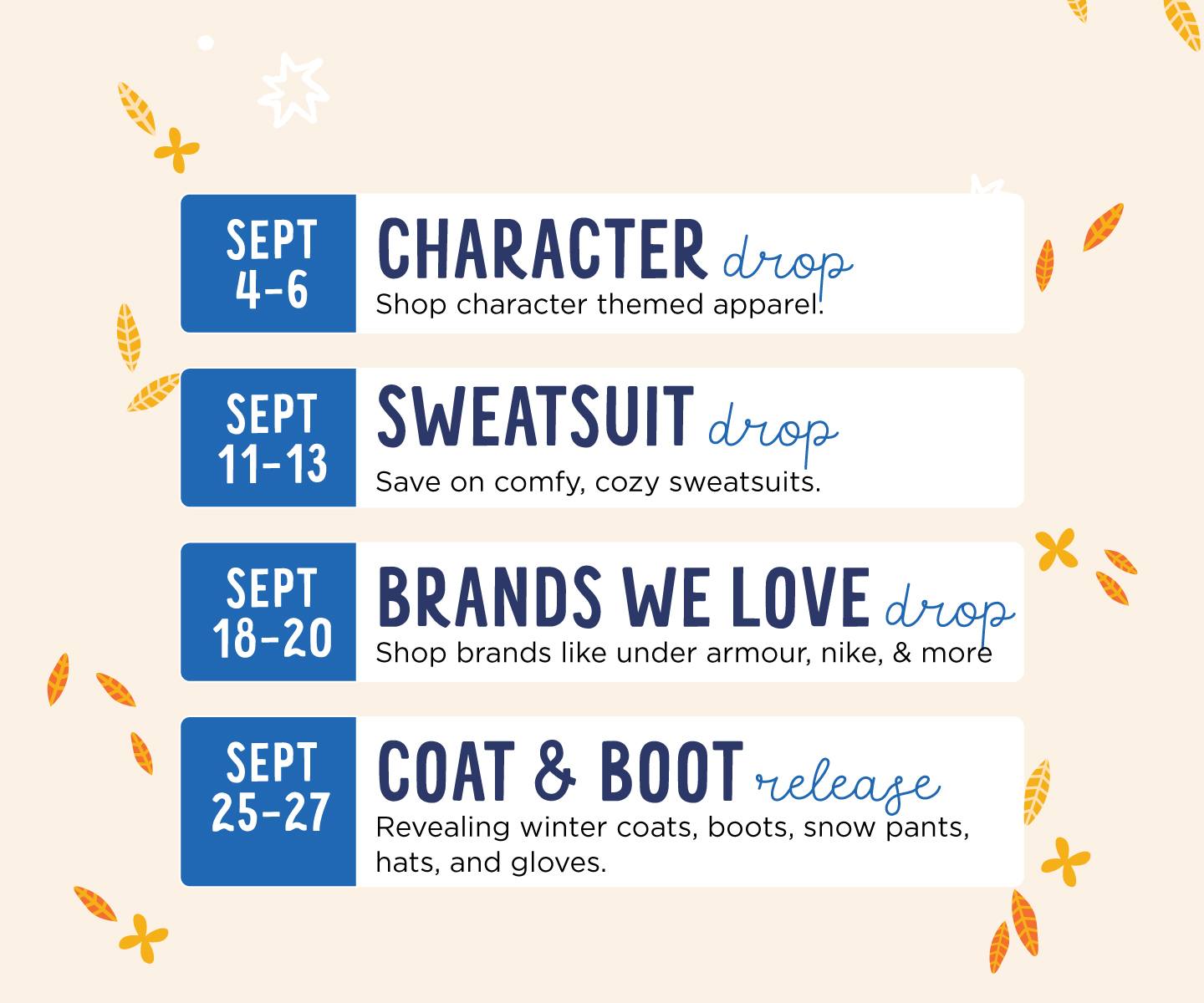 Don't Miss This Month's Events!