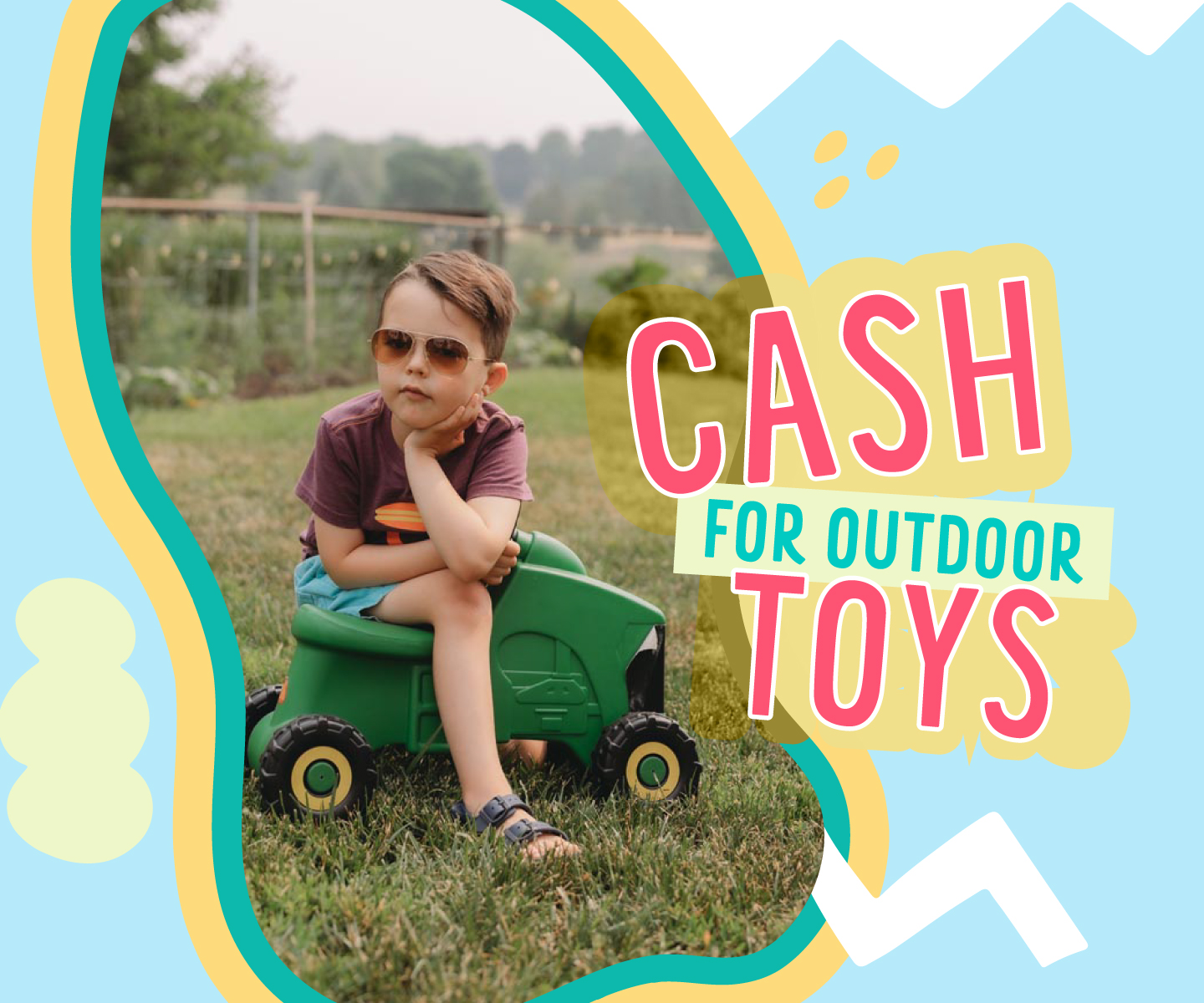 Earn Cash for All Things Spring & Outdoor Toys