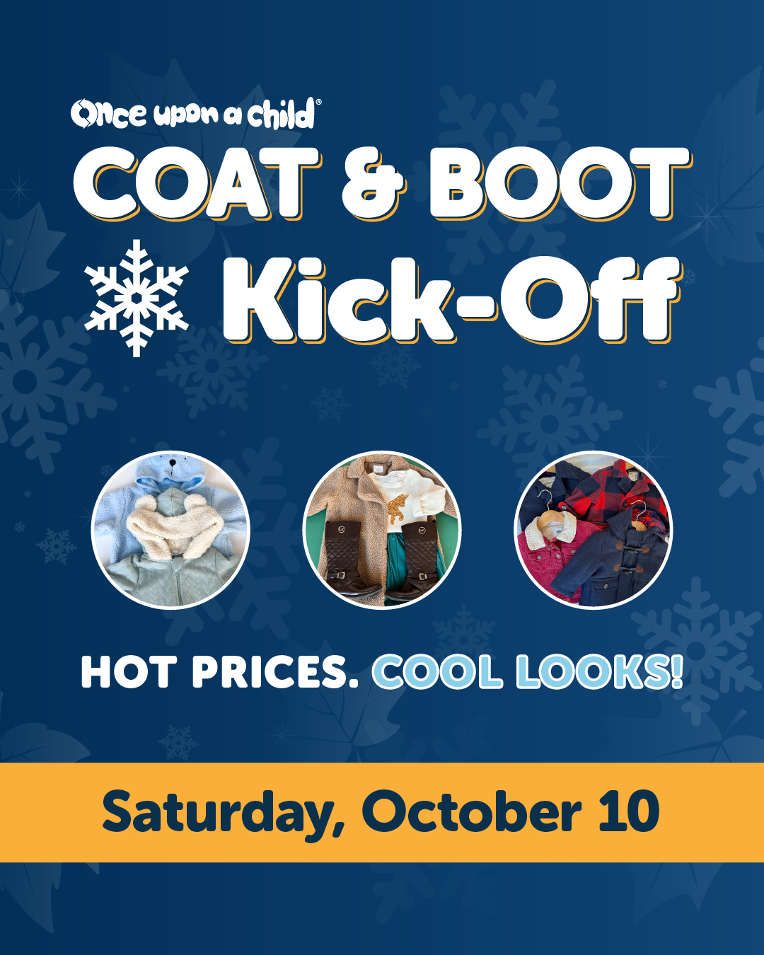 Coat & Boot Kick-Off!