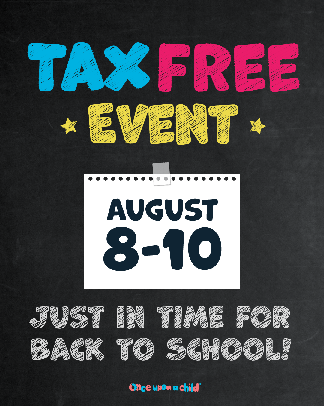 Tax Free Weekend