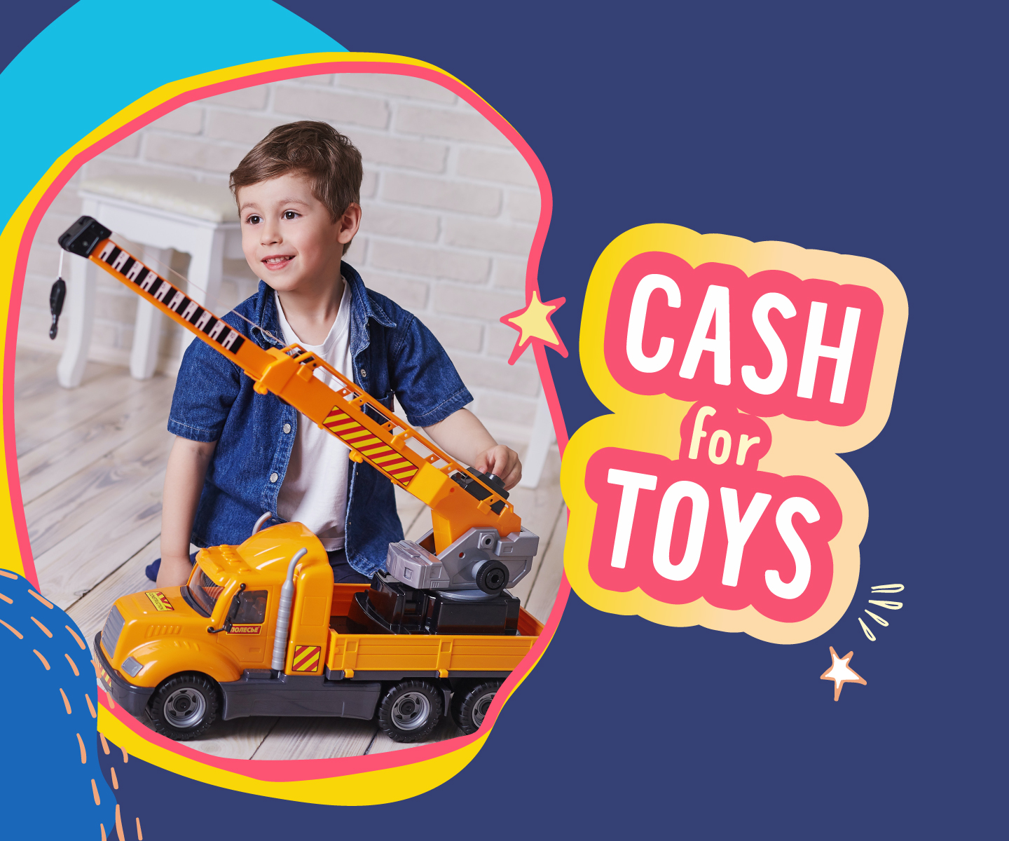 Get CASH on the spot for gently used TOYS!