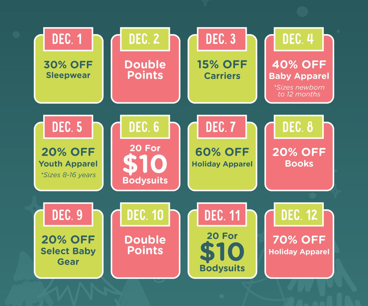 12 Days of Christmas