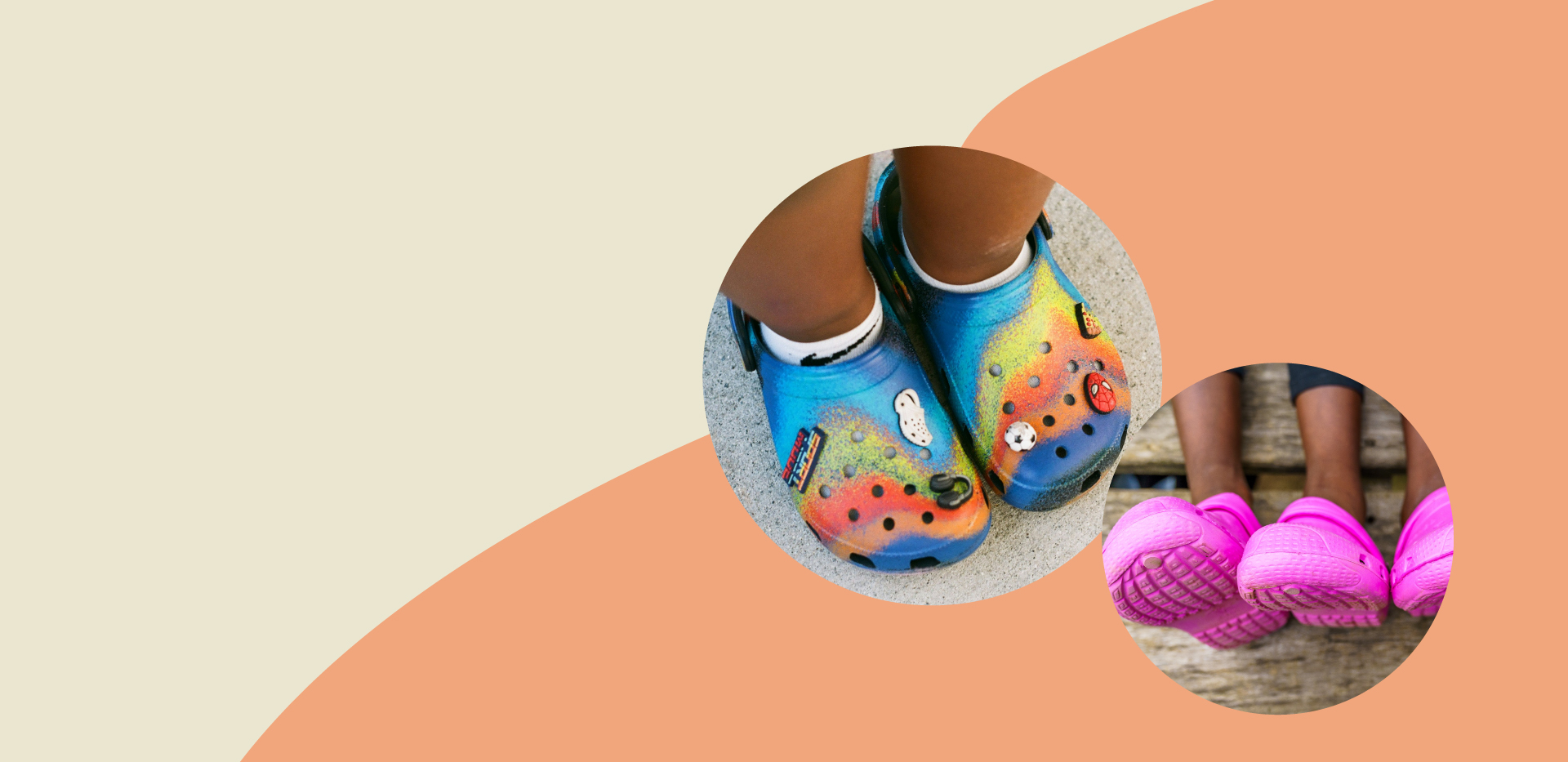 Crocs and Athletic Slides Drop