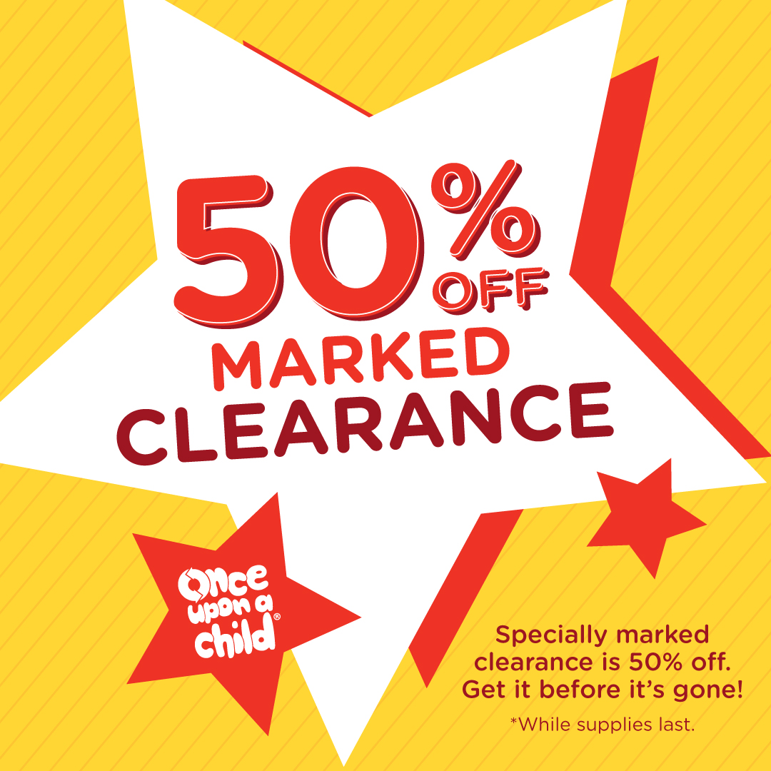 50% off clearance