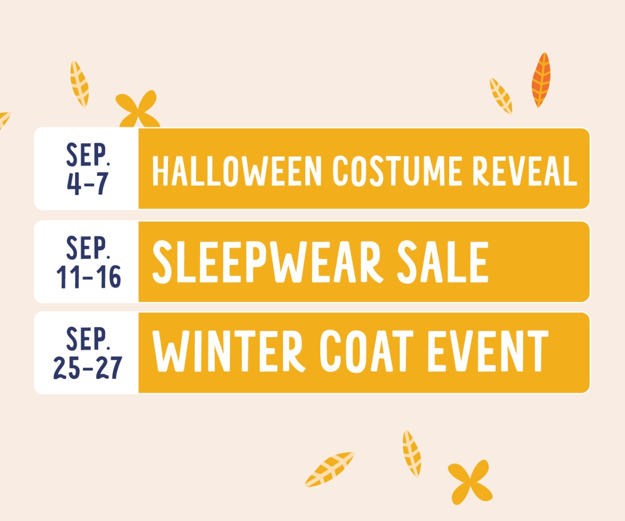 Calendar of Events