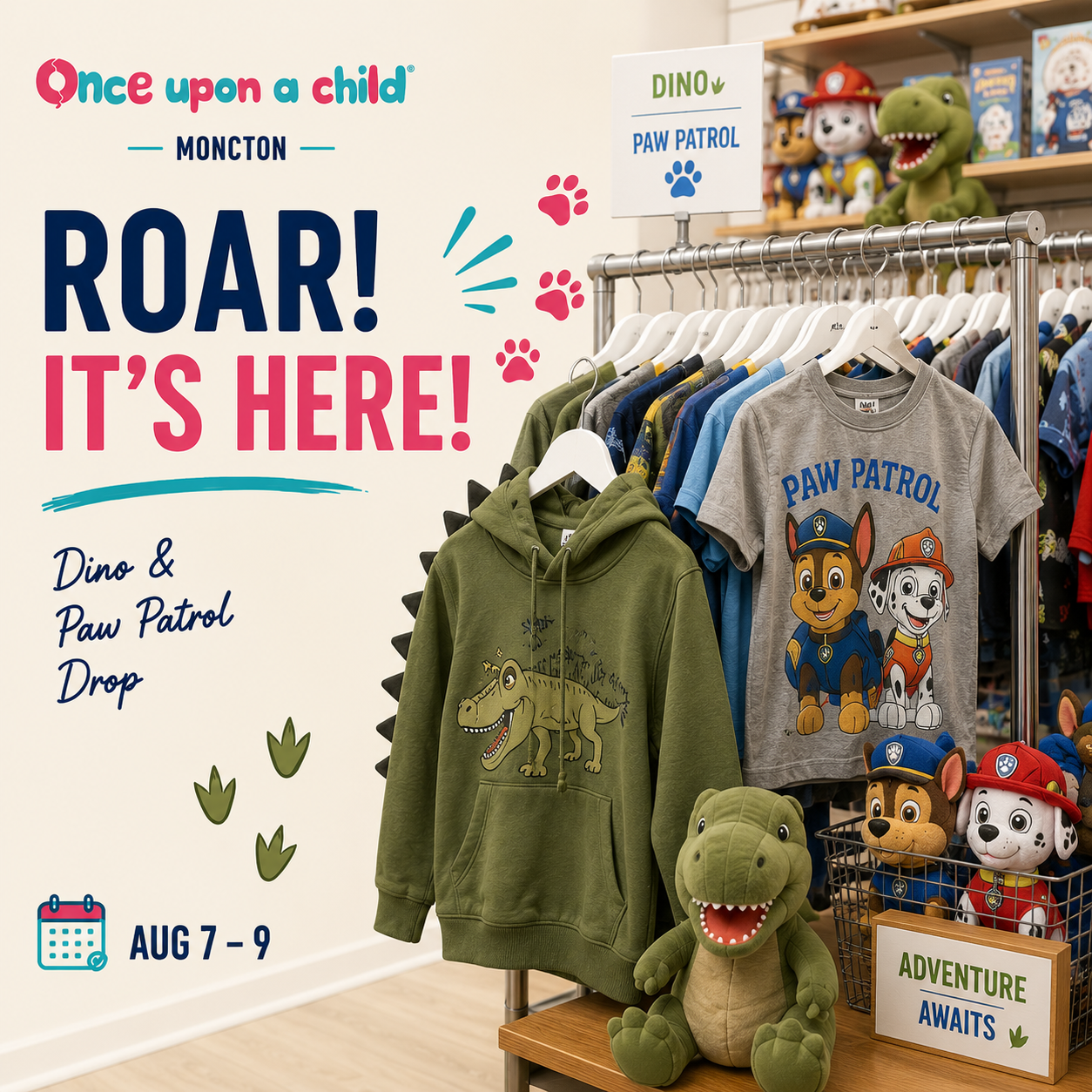 Paw Patrol and Dinossaurs!