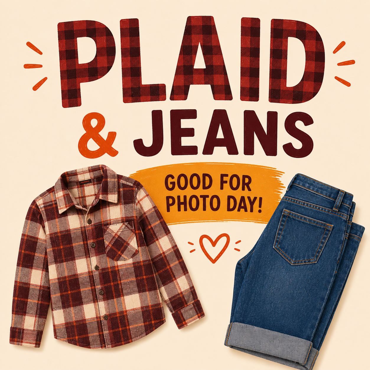 Plaid and Jeans Drop!