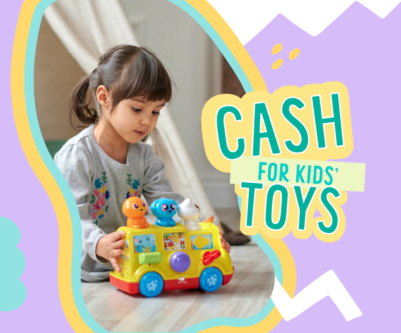 CASH for kids toys