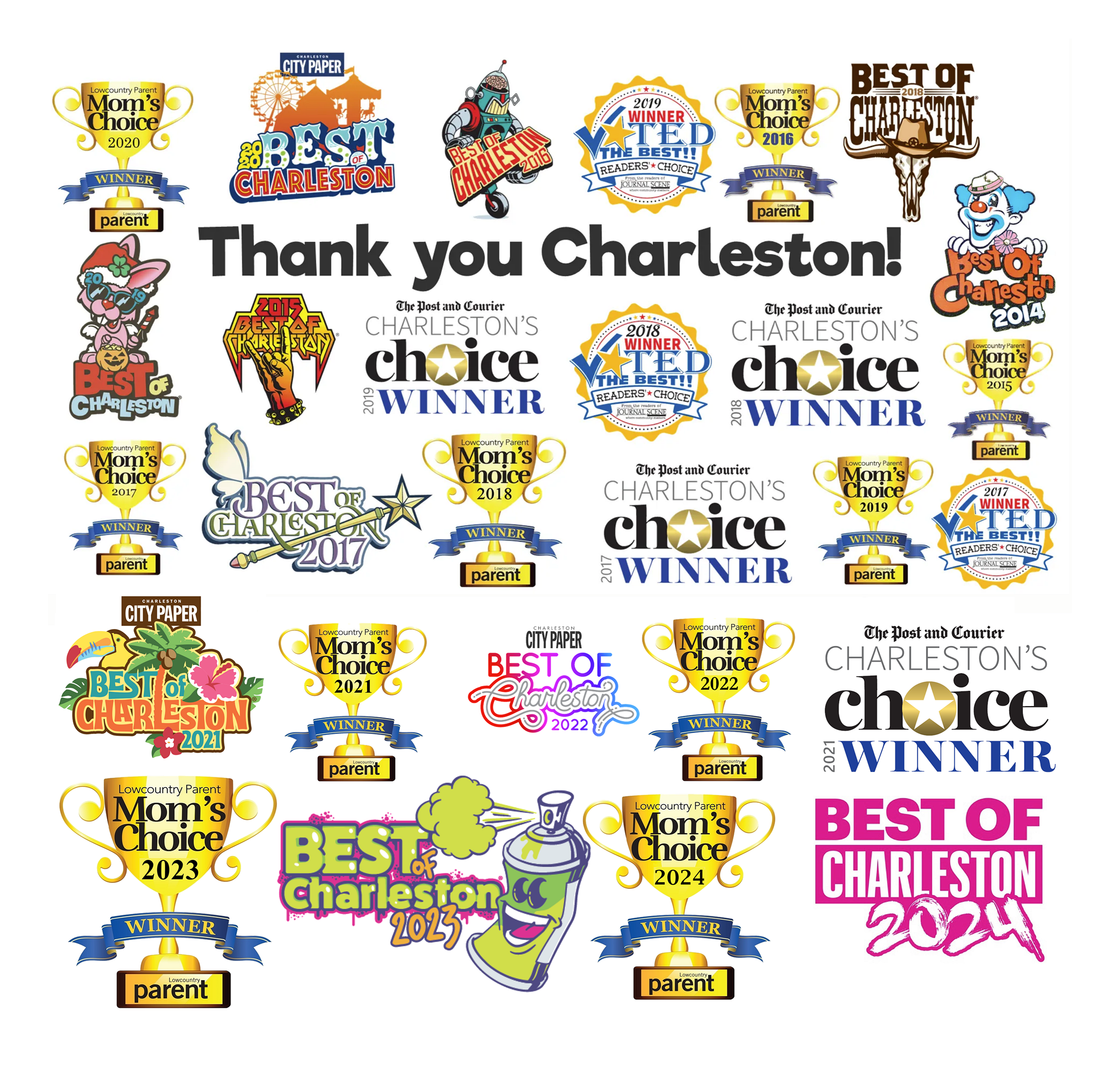 Charleston's award wining kids stores!