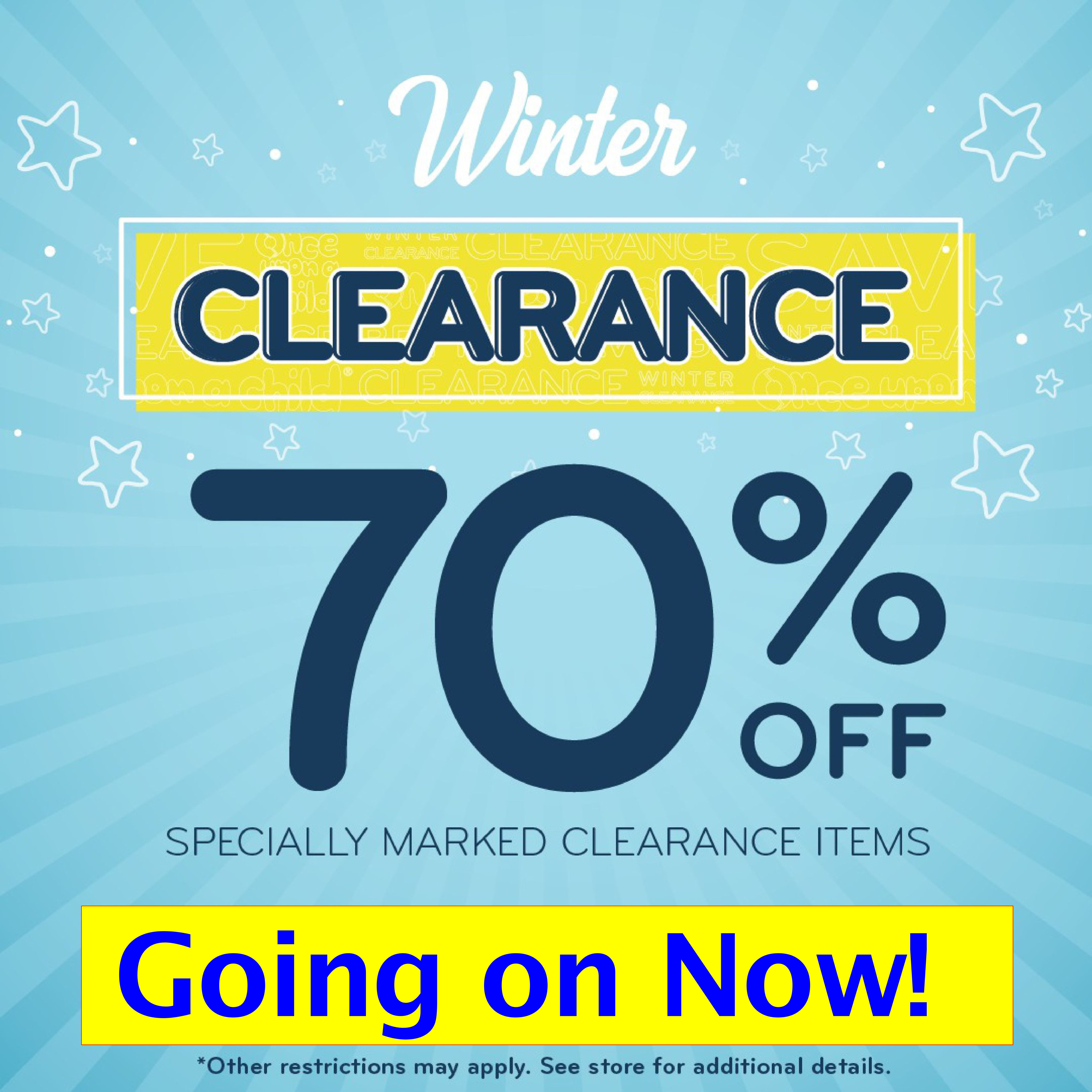 Clearance 70%