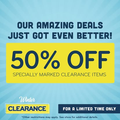 Clearance 50%