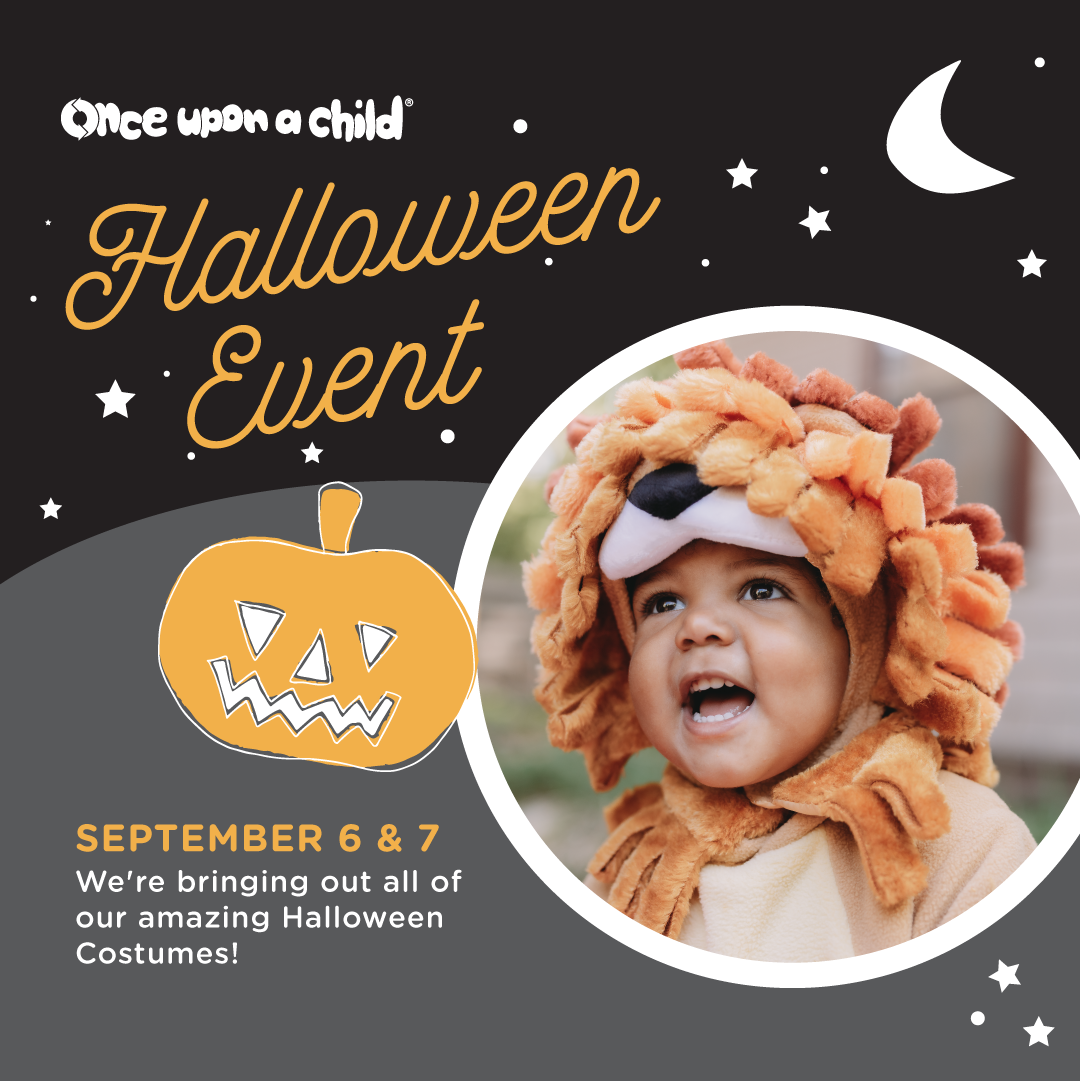 a baby wearing a halloween lion costume
