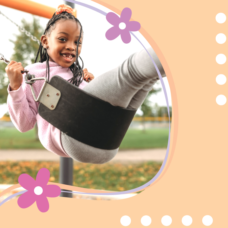 girl on swing