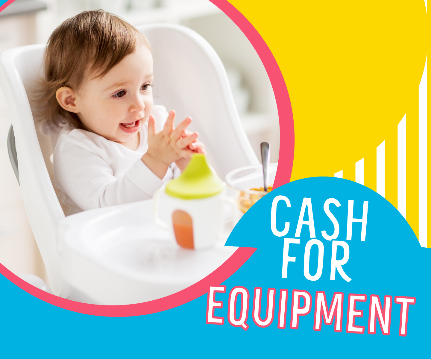 Sell us your kids' equipment!