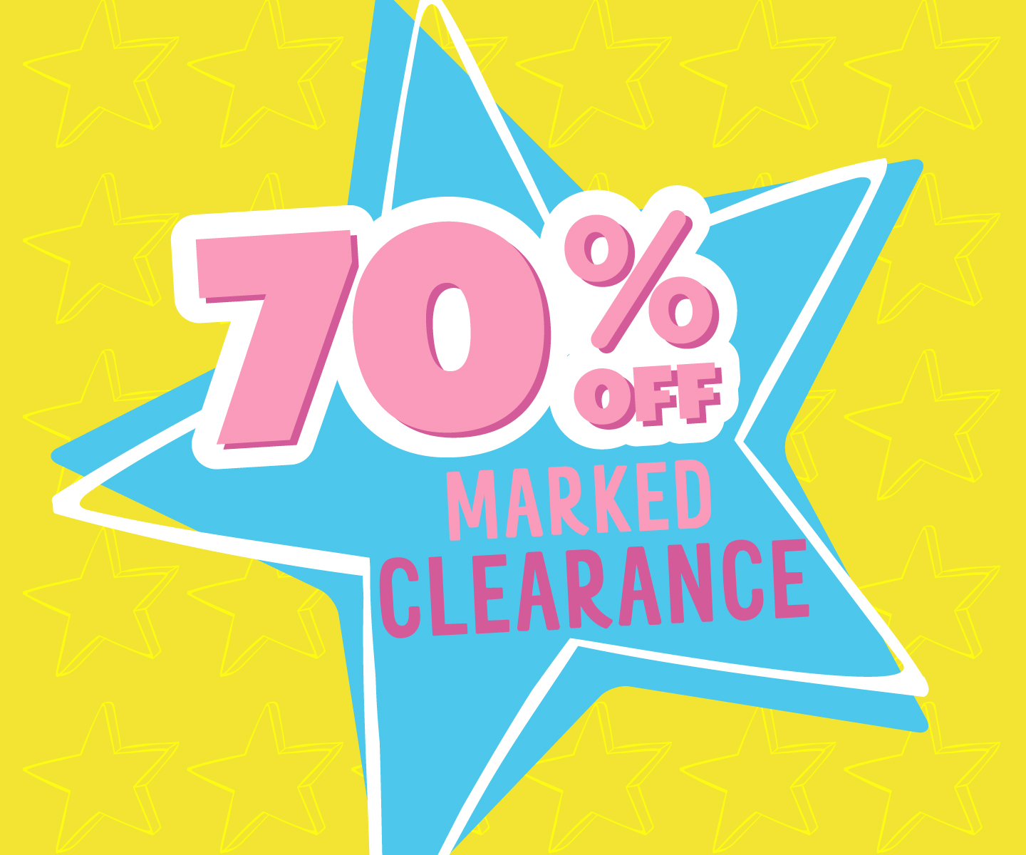 Shop 70% Off Clearance