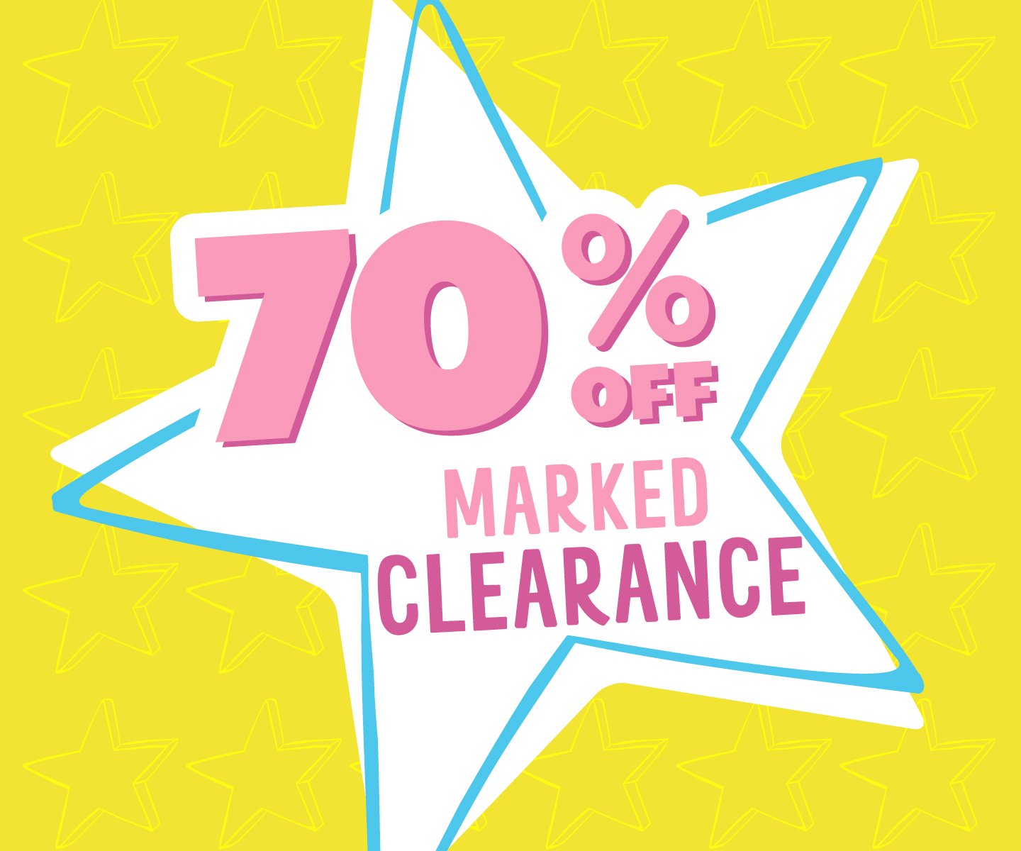 70% clearance going on now
